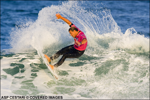 Pancho Sullivan Quiksilver Pro France Surf Contest 2007. Photo Credit ASP Media