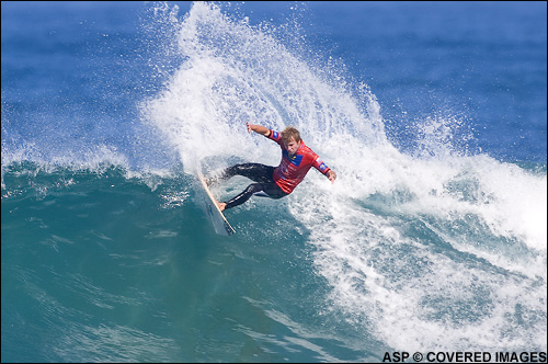 Taj Burrow winning the Rip Curl Pro! Pic Credit ASP Tostee