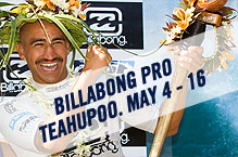 Bobby Martinez Winner Billabong Pro Teahupoo. Picture credit ASP Tostee